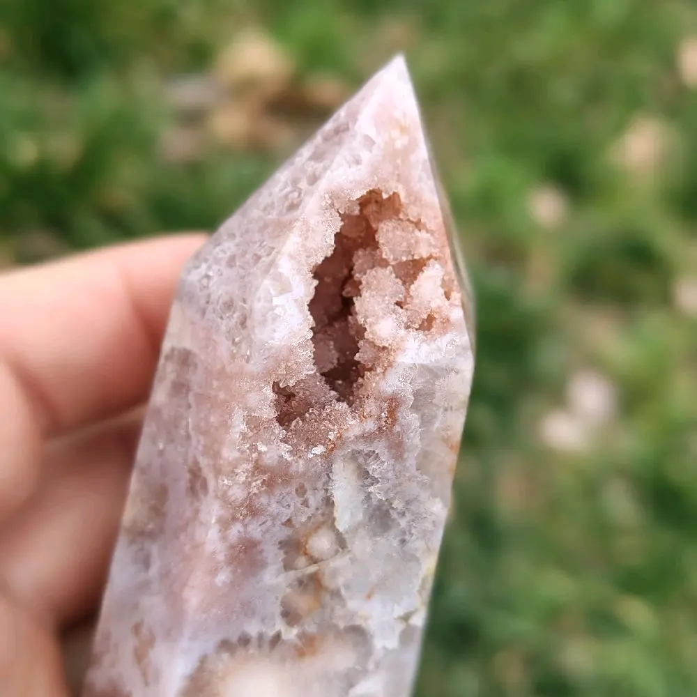 Pink amethyst tower