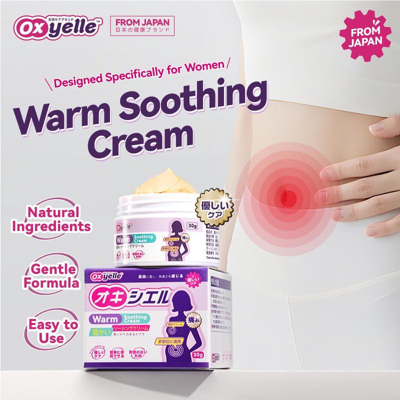 Oxyelle Uterine Warming Gel with Ginseng & Rose Extract for Women's Comfort Hot Compress Heating Pad Stickers Natural Ingredients Gentle Formula
