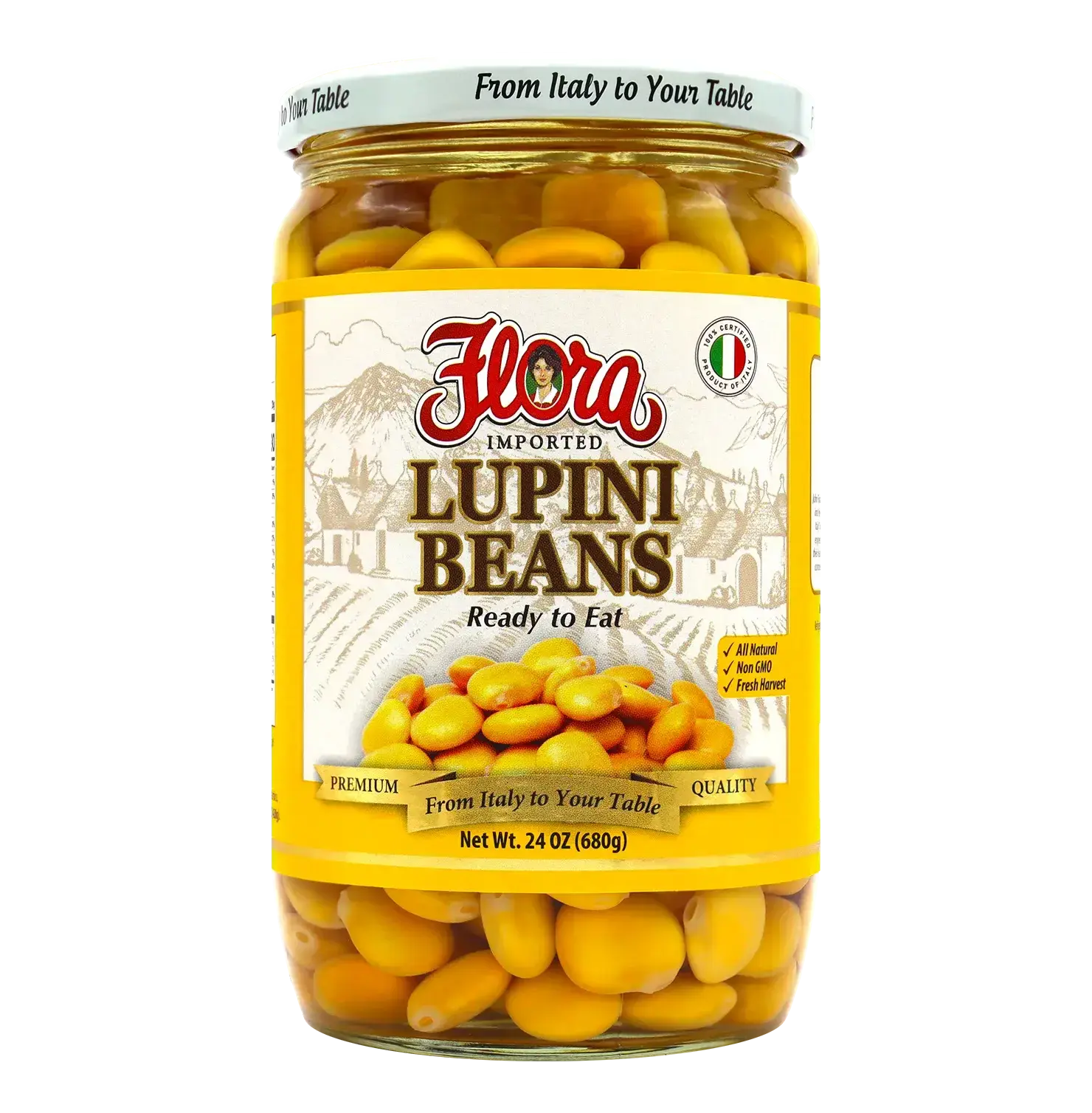 Lupini Beans - Ready to Eat - 24 oz