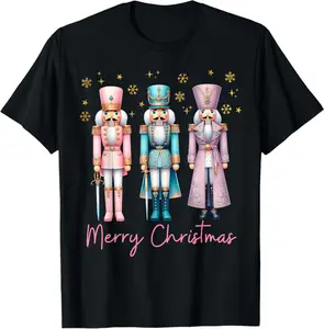 Merry Christmas Nutcracker Ballet Festive Xmas Men Women T-Shirt