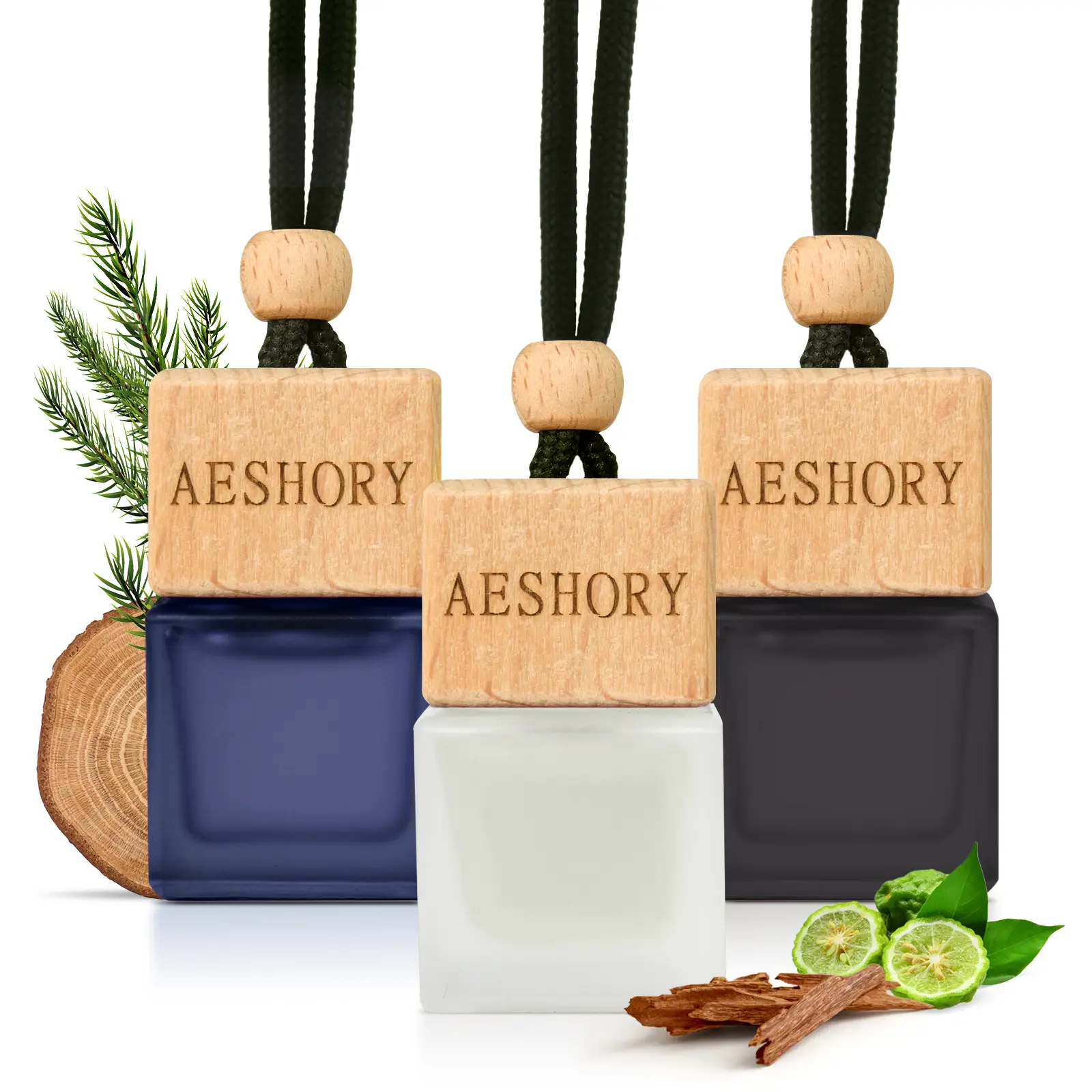 Car air freshener hanging – 3 Pack,car air freshener men, long lasting car air freshener up to 60 Days, Air Fresheners for Men (Sandalwood,Teakwood, C