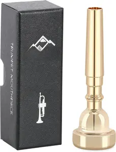 7C Trumpet Mouthpiece  Plated Bb Trompeta Mouthpiece Trumpet Instrument Accessories Vacuum Packed