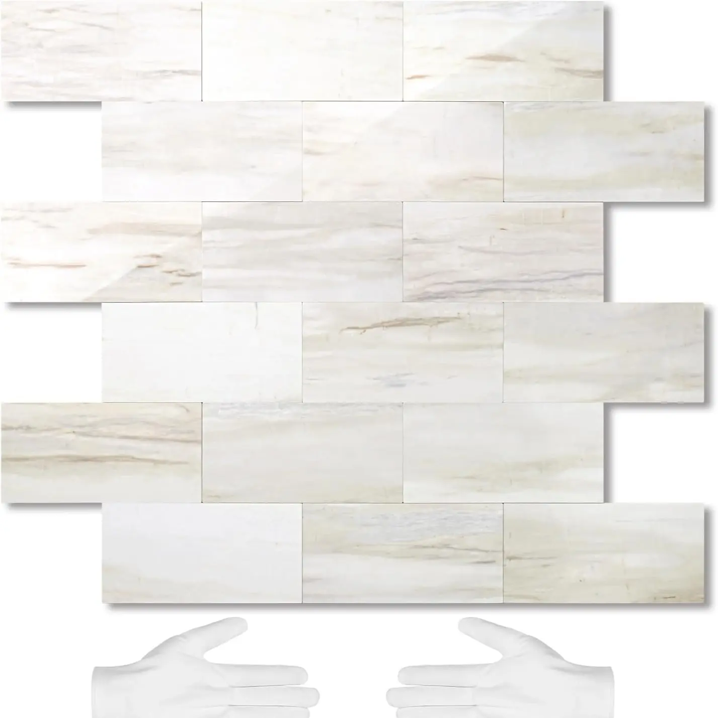 Polished Eurasia Pinkish-Biege Marble