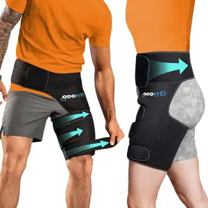 5 in 1 Healthcare Hip Brace for Men and Women - Adjustable Groin, Hip Flexor Compression Wrap for Thigh, Hamstring & Sciatic Nerve Support, Improved Mobility & Recovery