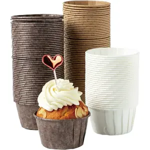 Cupcake Liners Standard Size 150 count, Christmas Cupcake Liners, Muffin Baking Liners, Heavy Duty Greaseproof Wrappers for Bakery, Birthday Party