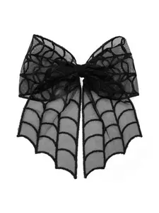 Spider Web Bow Design Hair Clip, Cute Hair Accessories for Women & Girls, Fashion Hair Accessories for Party, Daily Clothing Decor, Super Cute Clips