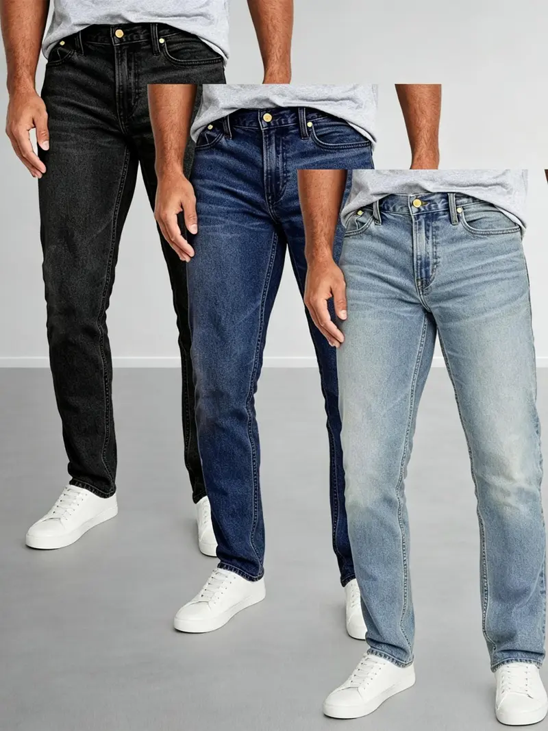 jeans slim fit drip - TikTok Shop