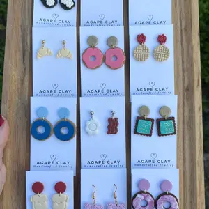 Breakfast Basket Earrings - for TikTok LIVE