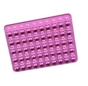 Gummi Bear Silicone Candy Mold 50 Cavity