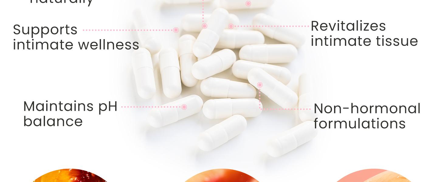 Hydro Gyn Vaginal Moisturizer Pills | Slippery Elm Intimate Care Capsules for Women to Support Healthy Moisture, pH Balance, Mood & Relaxation | Feminine Care Oral Capsules for Vaginal Dryness – 60 Capsules