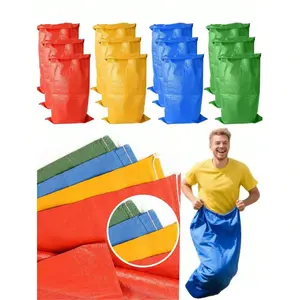 6-Pack Outdoor Game Potato Bags, 38-Inch Jumping Sandbags for Backyard Sports, Carnival, Birthday Parties, Durable Home Games