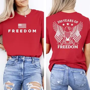 USA 250 Years Shirt American Eagle 1776–2026 Vintage Patriotic Tee