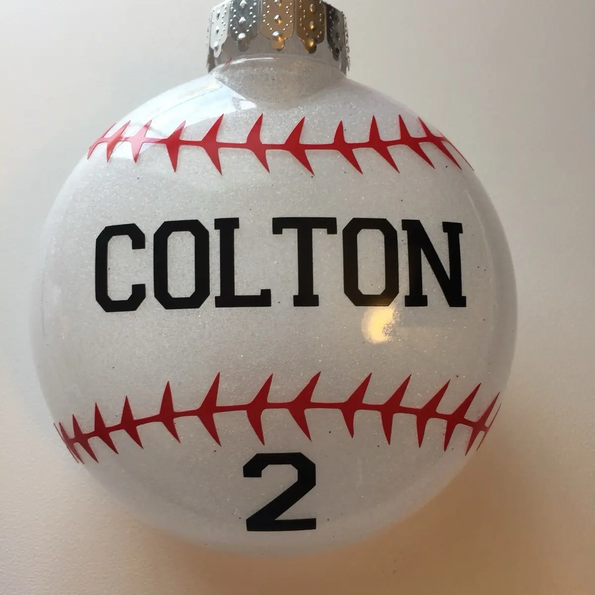 Personalized Baseball Ornament. Custom Baseball Ornament Christmas Tree Decor Gift Decoration