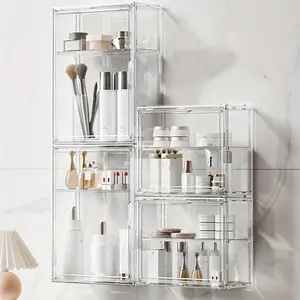 Handmade acrylic display case/collectible storage box - perfect for desktop, bedroom, and living room décor - ideal gift, storage cabinet, display box, and home organizing container for Thanksgiving and Christmas.