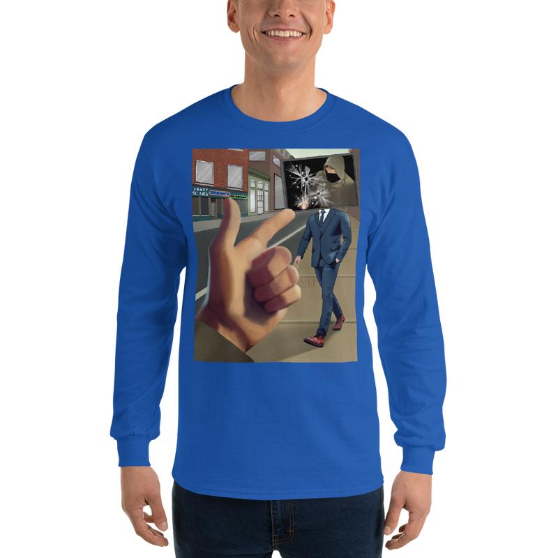 Unisex Long Sleeve graphic Shirt TV off Luigi Casual Classic