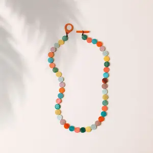 Rainbow Confetti Necklace