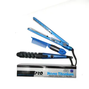 Spiral Curler Comb Set Does Not Hurt Hair Titanium Alloy Splint Comfort