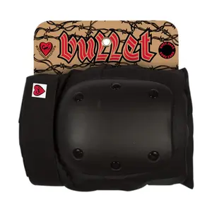 Black Knee Pad Med Bullet (M)