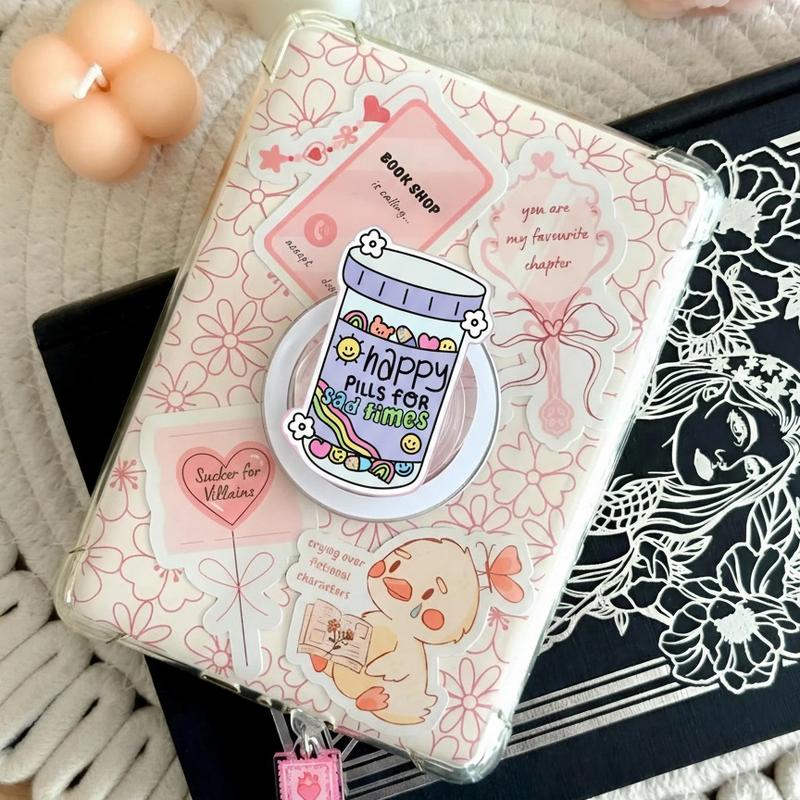 Happy Pills for Sad Times Phone Grip | Kawaii Mental Health