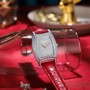 SOLLEN Luxurious Women’s Quartz Watch with Czech Zircon Stones – Fashionable Light Luxury, Versatile and Elegant, 30 m Water Resistant — Ideal Birthday Gift for Wife, Valentine’s Day and Mother’s Day — 430