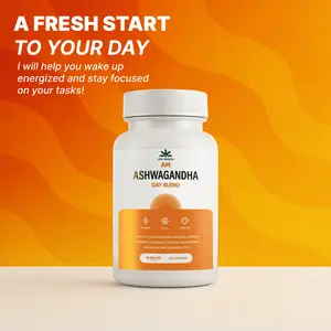 Ashwagandha AM & Shilajit | Energy & Focus All-In-One Natural Wellness Supplement for Women & Men | with Ginseng & Vitamins - JIVA Health