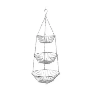 RSVP Chrome Wire Hanging Basket