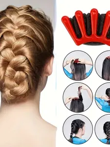 2 Piece DIY Sponge Hair Styling Tools Set, Quick Messy Bun Hair Bun Maker, Hairstylist Curling Iron Accessories, Ideal for Women Girls Wedding Hairstyles