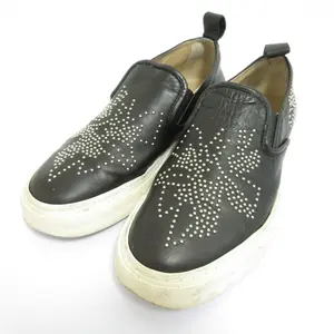 Pre-owned Chloé Other Small Leather Goods Chloe Studded Leather Slip on Sneakers