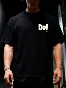 Men's Casual Cartoon Print Short Sleeve T-Shirt, Comfortable Daily Wear, Loose-Fitting Fashion Top, All-Season Essential