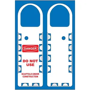 Narrow Scaffolding Tag Holder (QTY-10 per Pack)