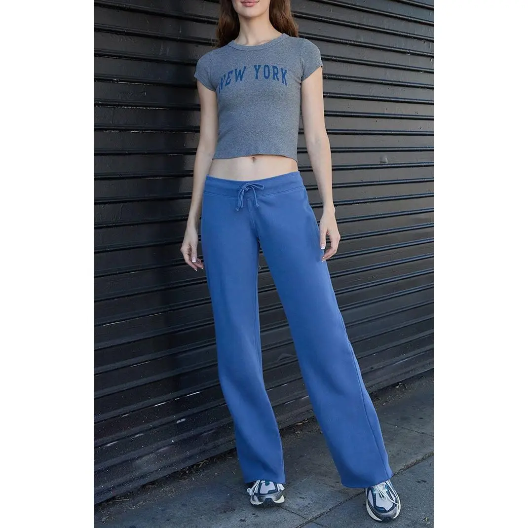 John Galt Women's Blue Hilary Baggy Sweatpants