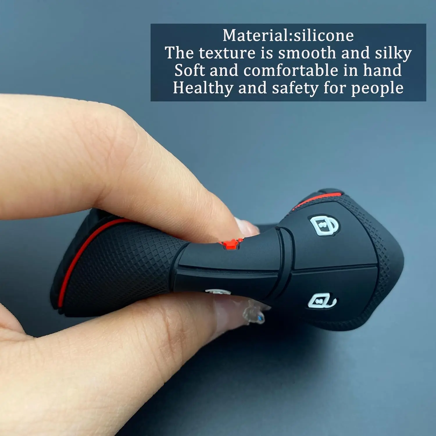 4-Button Key Fob Cover for 2023-2025 2026 Chevy Colorado Equinox