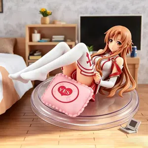 Sword Art Online Asuna Newlywed Pillow Lying Posture Figure, Anime  Desktop & Case Ornament Collectible Gift