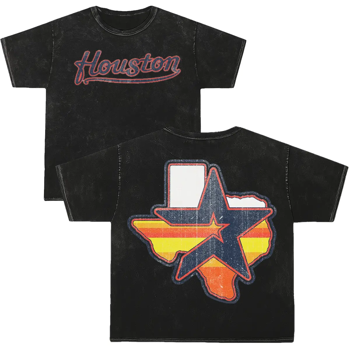 Houston Texas  Oversize Wash Tee, Housston Camo Shirt, Houston Girl Shirt, Baseball shirt, Womenswear, Menswear
