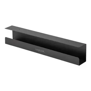 Logilink Under-Desk Cable Tray Organizer, black (KAB0070)