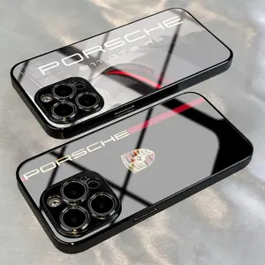 Porsche Retro elegant cool car Phone Case For iPhone 17 16 e 15 14 13 12 11 air Plus Mini Pro Max Glass Magnetic phone Case