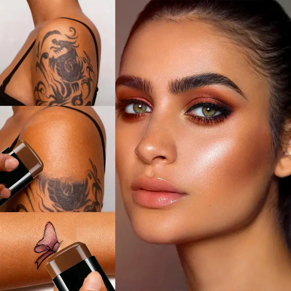 Lazy Foundation Stick, Natural, Hydrating, Moisturizing, Light Makeup, Flawless Complexion, Non-drying Concealer Foundation Stick, Flawless Base Foundation, Balance Foundation Stick