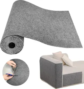 Cat Scratch Couch Furniture Protector, Adhesive Cat Scratch Pad (LightGrey,39.3x15.8In)