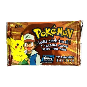 Pokemon Topps TV Animation Edition Sealed Pack