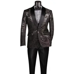 "Fusion" Black Tuxedo Jacket (Separates)