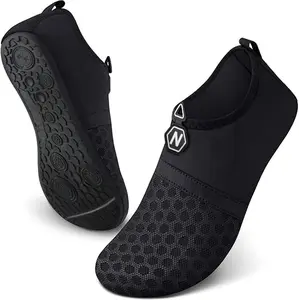 NukaCurvy Water shoes quick-drying water socks barefoot slip-on suitable for beach pool swimming river yoga lake surfing women's men's SK001 Amphibious Footwear grip socks compressionsocks