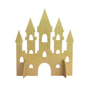 Princess Birthday Party Gold Glitter Table Centerpiece