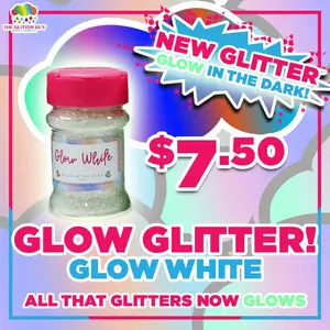 Glow White - The Glitter Guy - Glow in the Dark White Glow White - The Glitter Guy - Glow in the Dark White