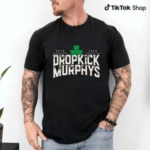 Irish Punk Rock Clover Sweatshirt – Vintage Band Style Pullover, Unisex Streetwear Music Shirt