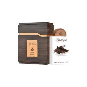 Lattafa Pride Natural Oud for Unisex Eau de Parfum Spray, 3.4 Ounce