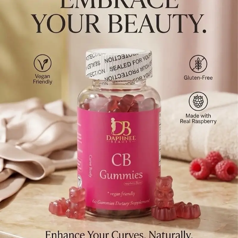 Daphnee Beauty Berry Gummies Wellness  CB Vitamin - Natural Berry Flavor for Daily Wellness Support - Easy to Take & Tasty Vitamins - Supplement