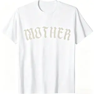 Graphic Tee - Mother Gothic tshirt, trendy alternative metal core tee, old english mother tshirt, oversized mom tee, goth mom,More Color Options (Coffee, Red, Green, Blue, Purple)