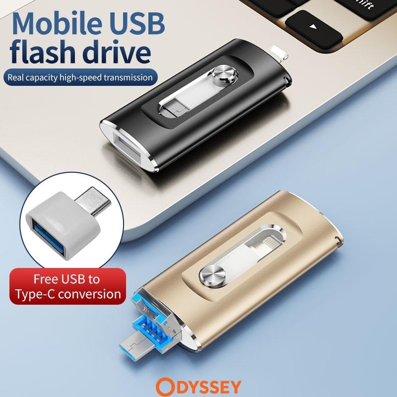 3 in 1 Flash Drive, Portable High Speed USB 3.0 Memory Storage, OTG ...