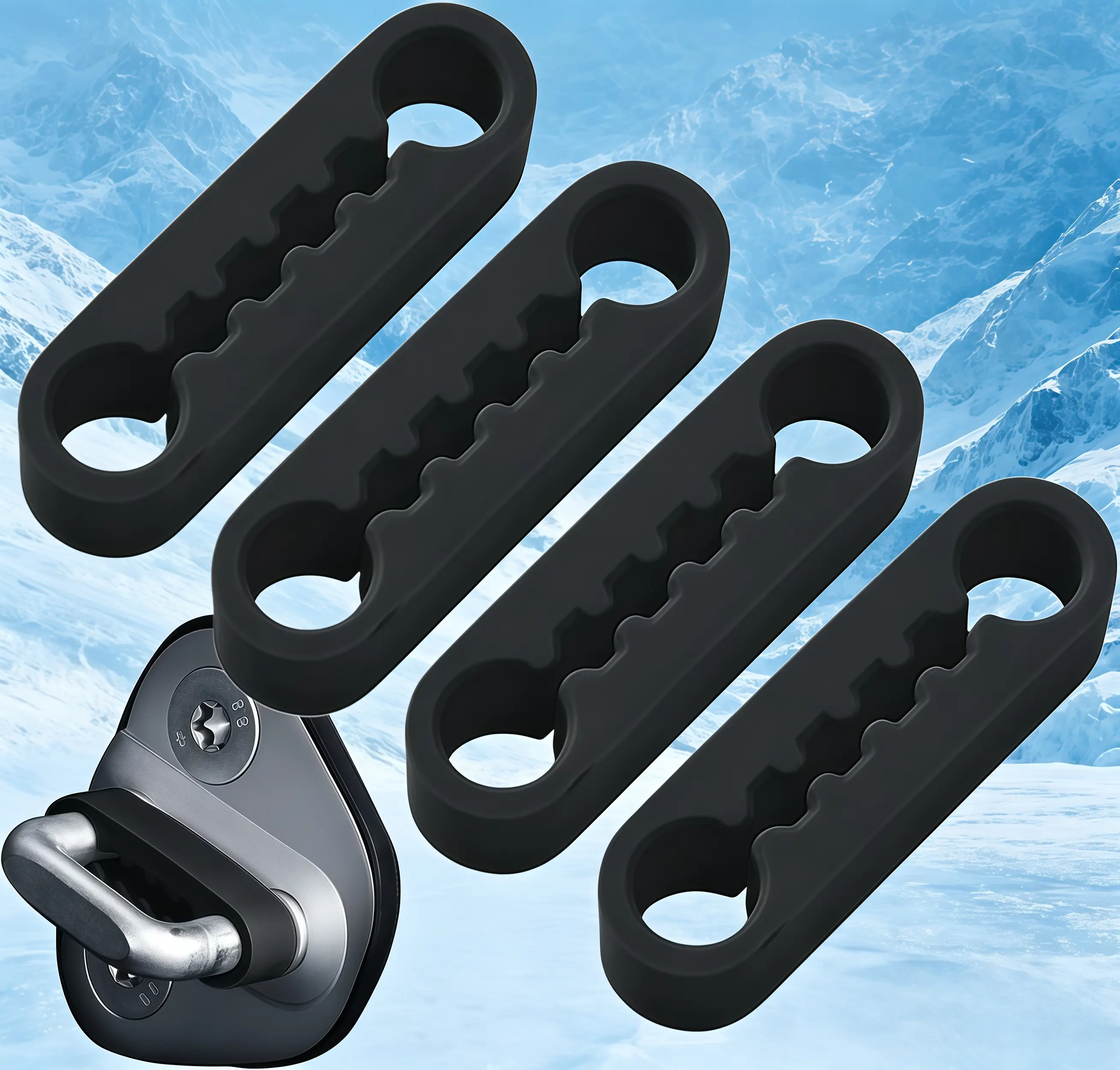 Universal Car Door Silicone Bumper Pads | Door Lock Shock Absorber, Slam Stopper Dampener, Noise Reduction Cushion for Vehicle Interior