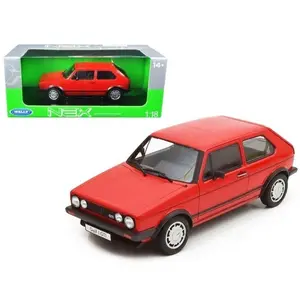 Welly Volkswagen Golf 1 GTI In Red 1:18 Scale Collectible Diecast Model Car 18039-7D1